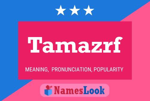 Tamazrf Name Poster