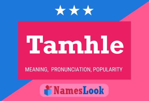 Tamhle Name Poster