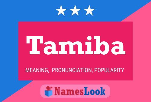 Tamiba Name Poster