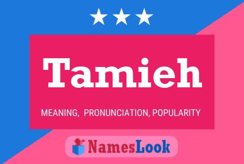 Tamieh Name Poster