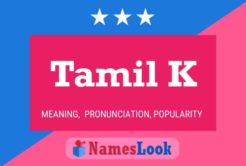 Tamil K Name Poster