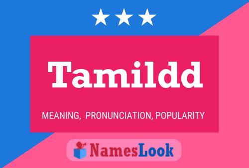 Tamildd Name Poster