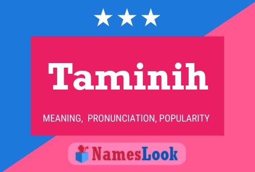 Taminih Name Poster