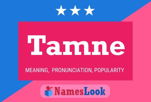 Tamne Name Poster