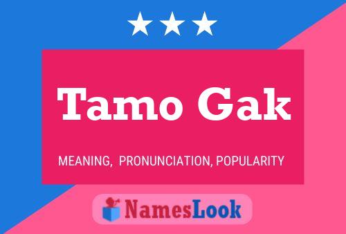 Tamo Gak Name Poster