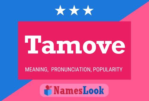 Tamove Name Poster