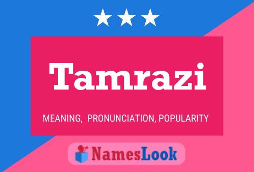 Tamrazi Name Poster