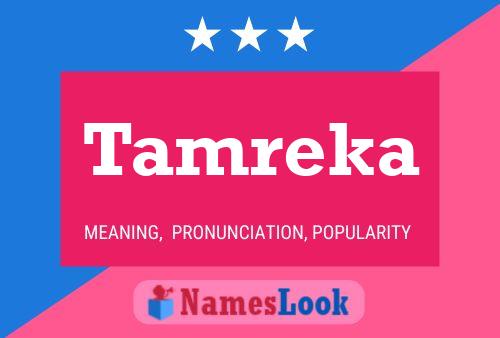 Tamreka Name Poster