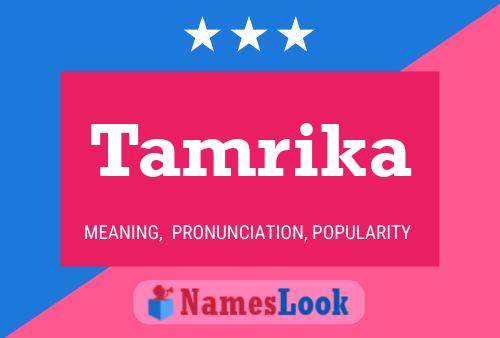 Tamrika Name Poster