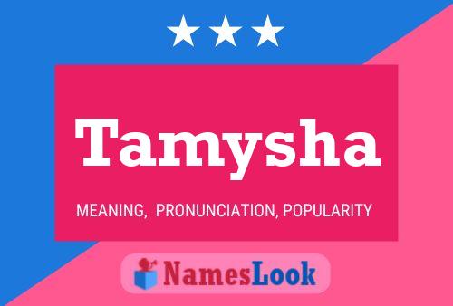 Tamysha Name Poster