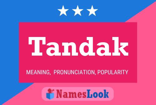 Tandak Name Poster