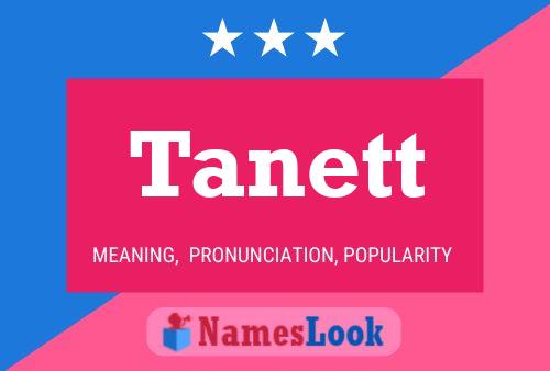 Tanett Name Poster