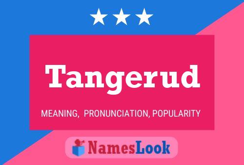 Tangerud Name Poster