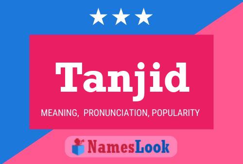 Tanjid Name Poster