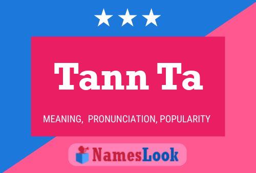 Tann Ta Name Poster