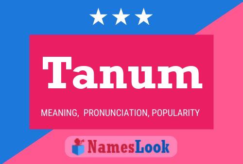 Tanum Name Poster