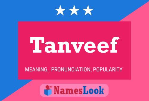 Tanveef Name Poster