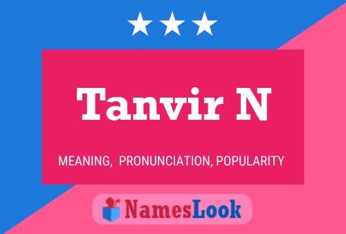 Tanvir N Name Poster