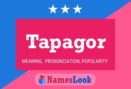 Tapagor Name Poster