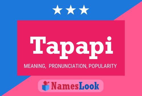 Tapapi Name Poster