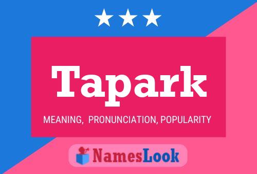 Tapark Name Poster