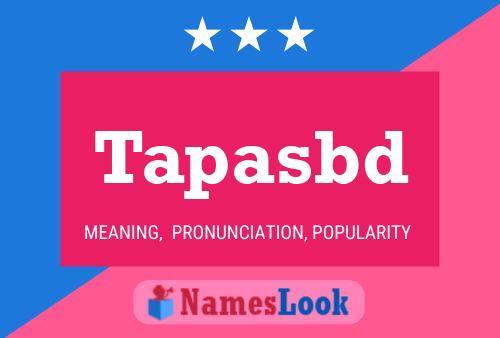 Tapasbd Name Poster