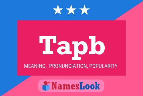 Tapb Name Poster