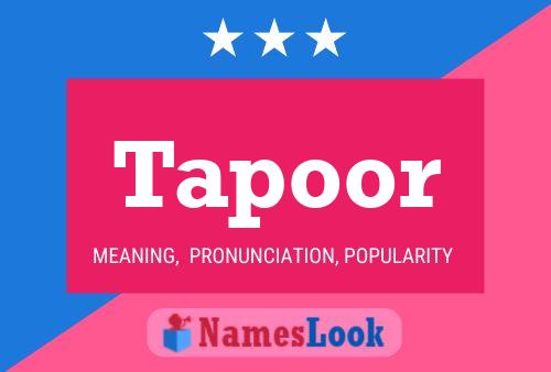 Tapoor Name Poster