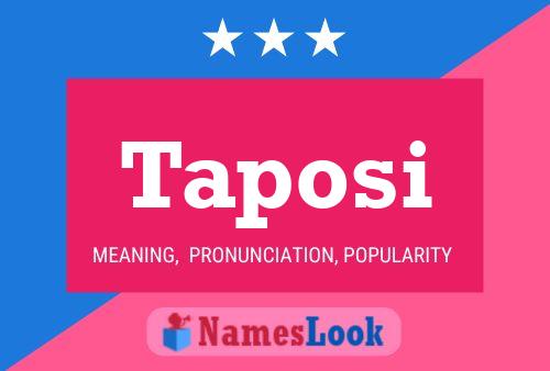 Taposi Name Poster