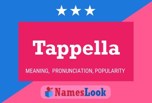 Tappella Name Poster