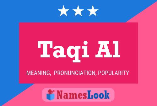 Taqi Al Name Poster