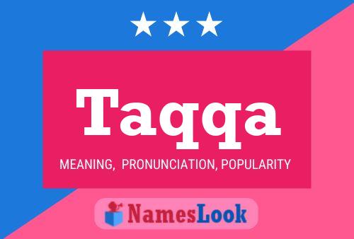 Taqqa Name Poster