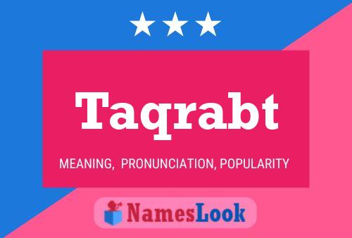 Taqrabt Name Poster