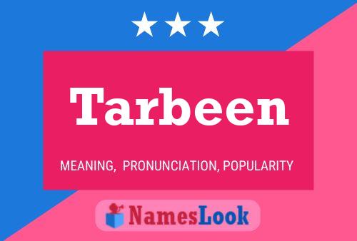 Tarbeen Name Poster