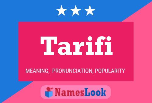 Tarifi Name Poster