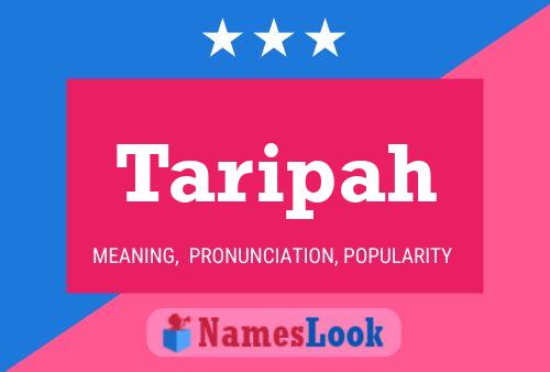 Taripah Name Poster