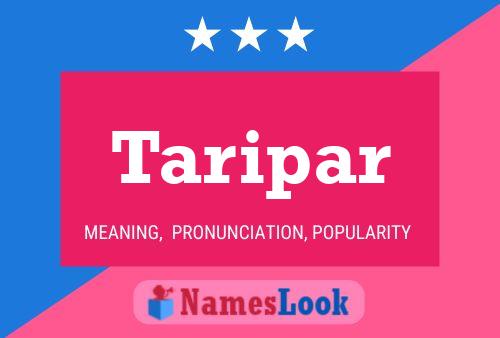 Taripar Name Poster