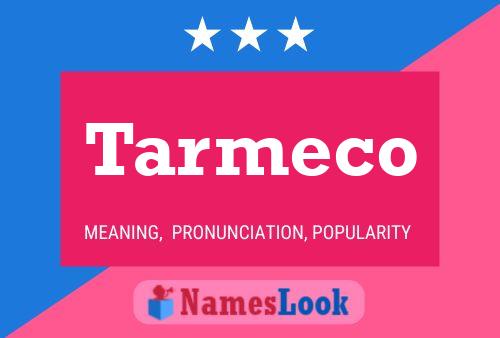 Tarmeco Name Poster