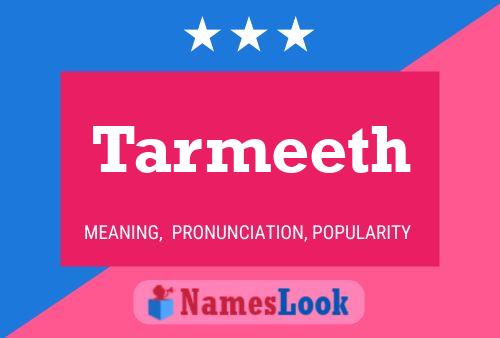 Tarmeeth Name Poster