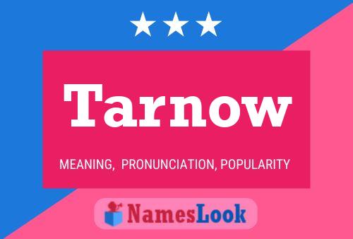 Tarnow Name Poster