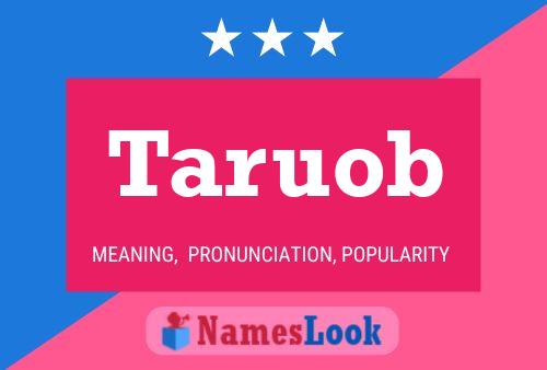 Taruob Name Poster