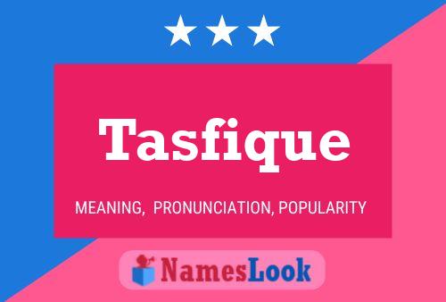 Tasfique Name Poster