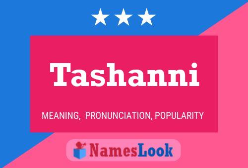 Tashanni Name Poster