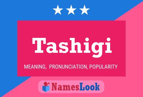 Tashigi Name Poster