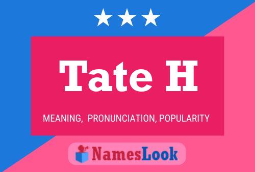 Tate H Name Poster