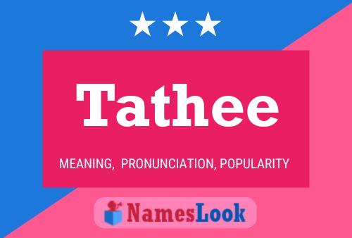 Tathee Name Poster