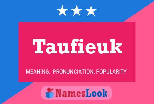 Taufieuk Name Poster