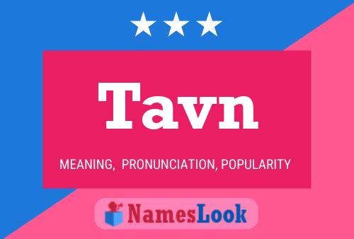 Tavn Name Poster