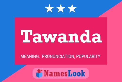 Tawanda Name Poster