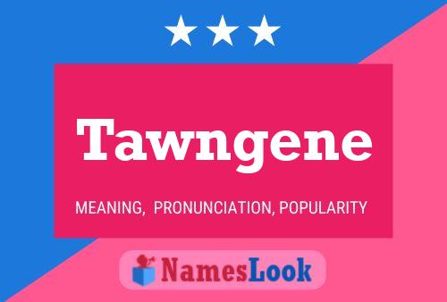 Tawngene Name Poster